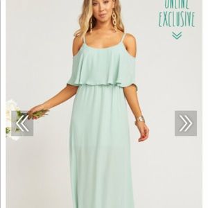 Show me your MuMu Caitlin Ruffle Maxi Dress